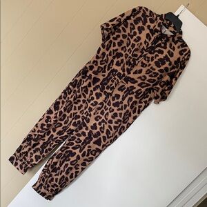 Leopard Print Jumpsuit